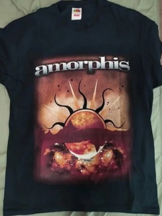 Fruit of the Loom Other - Vintage Amorphis Eclipse t-shirt size L prog death metal